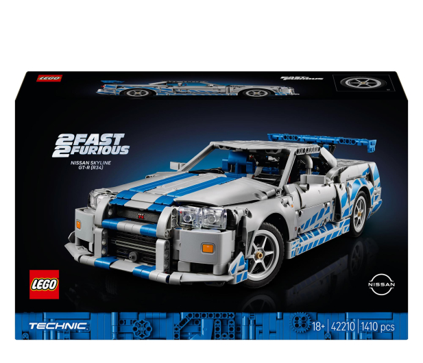 LEGO Technic 42210 Samochód Nissan Skyline GT-R - 1331620 - zdjęcie